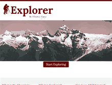 Tablet Screenshot of explore.mountainlegacy.ca